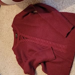Dee Elly L women's sweater maroon